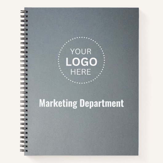 Minimalistisch zakelijk Notitieboek (Voorkant)