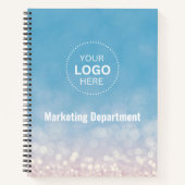 Minimalistisch zakelijk Notitieboek (Voorkant)