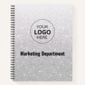 Minimalistisch zakelijk Notitieboek (Voorkant)