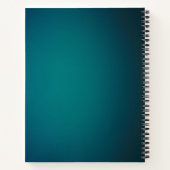 Minimalistisch zakelijk Notitieboek (Achterkant)