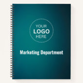 Minimalistisch zakelijk Notitieboek (Voorkant)