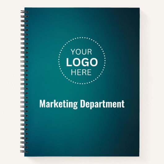 Minimalistisch zakelijk Notitieboek (Voorkant)