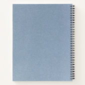 Minimalistisch zakelijk Notitieboek (Achterkant)