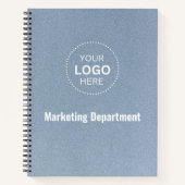 Minimalistisch zakelijk Notitieboek (Voorkant)