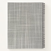 Minimalistisch zakelijk Notitieboek (Achterkant)