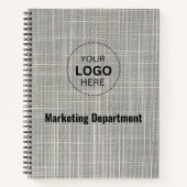 Minimalistisch zakelijk Notitieboek (Voorkant)