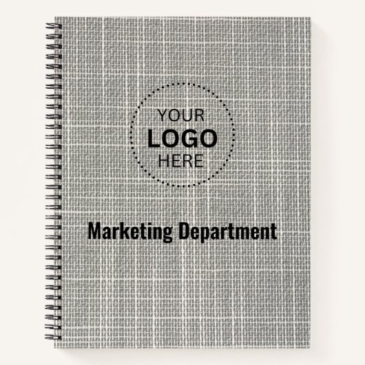 Minimalistisch zakelijk Notitieboek (Voorkant)