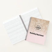 Minimalistisch zakelijk Notitieboek (Binnen)