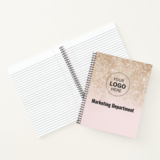 Minimalistisch zakelijk Notitieboek (Binnen)