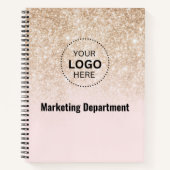 Minimalistisch zakelijk Notitieboek (Voorkant)