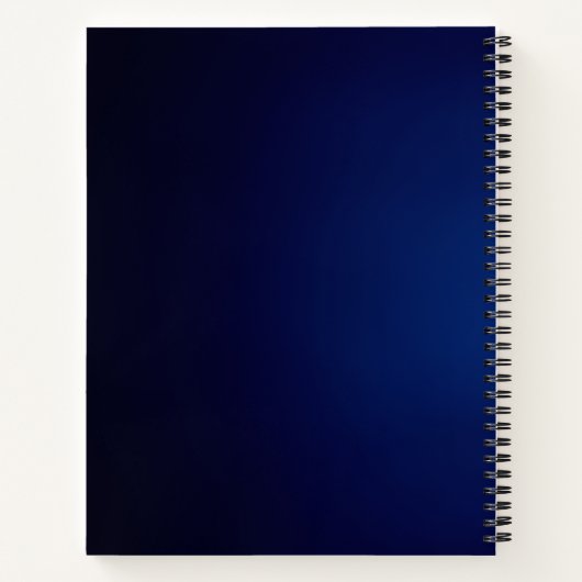 Minimalistisch zakelijk Notitieboek (Achterkant)