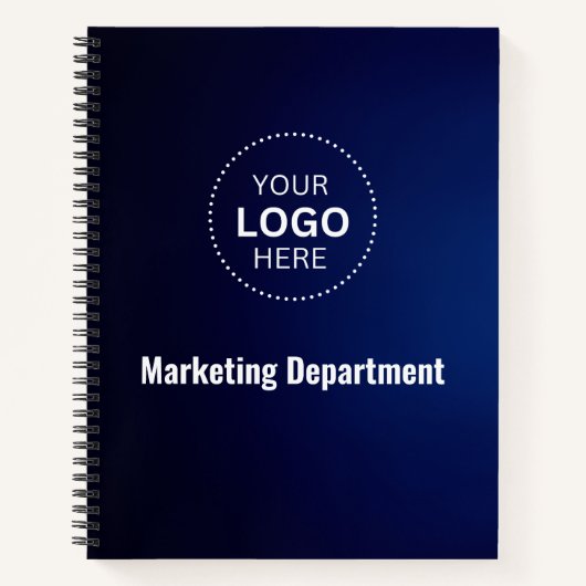 Minimalistisch zakelijk Notitieboek (Voorkant)