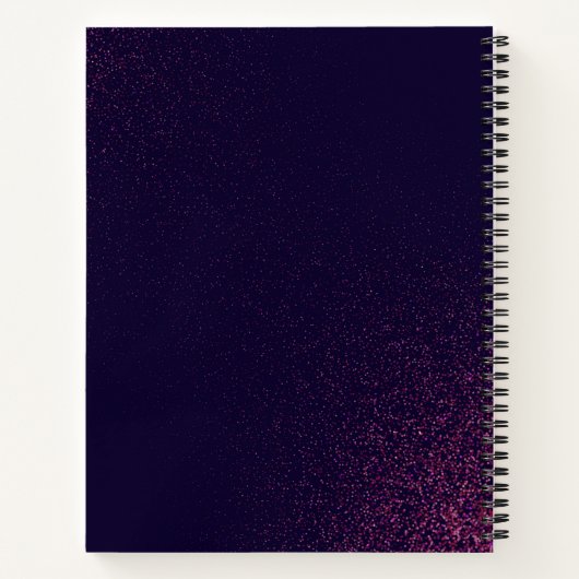 Minimalistisch zakelijk Notitieboek (Achterkant)