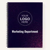 Minimalistisch zakelijk Notitieboek (Voorkant)