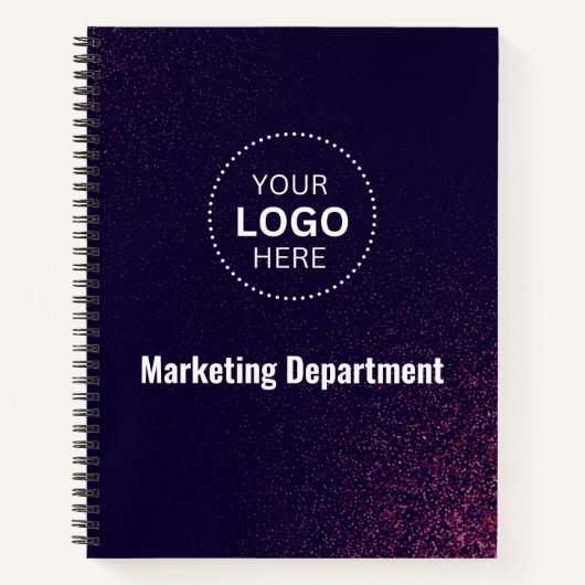 Minimalistisch zakelijk Notitieboek (Voorkant)