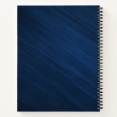 Minimalistisch zakelijk Notitieboek (Achterkant)