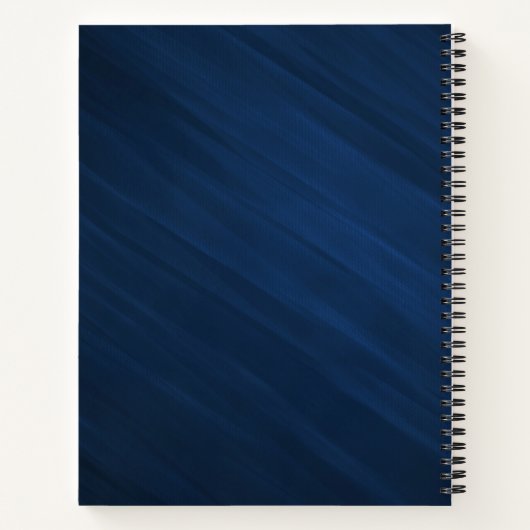 Minimalistisch zakelijk Notitieboek (Achterkant)