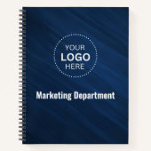 Minimalistisch zakelijk Notitieboek (Voorkant)