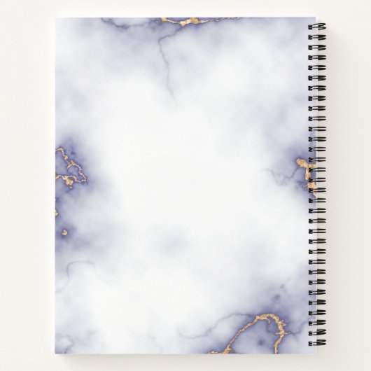 Minimalistisch zakelijk Notitieboek (Achterkant)