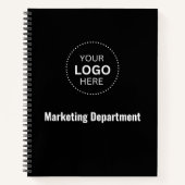 Minimalistisch zakelijk Notitieboek (Voorkant)