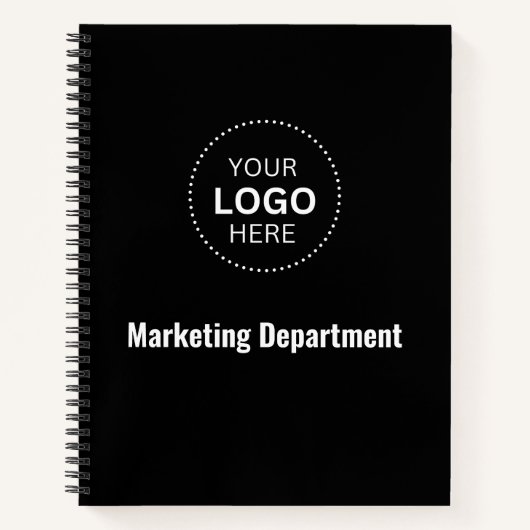 Minimalistisch zakelijk Notitieboek (Voorkant)