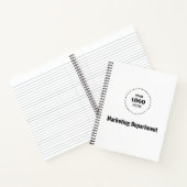 Minimalistisch zakelijk notitieboek (Binnen)