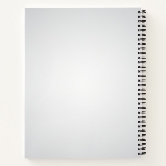 Minimalistisch zakelijk Notitieboek (Achterkant)