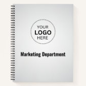 Minimalistisch zakelijk Notitieboek (Voorkant)