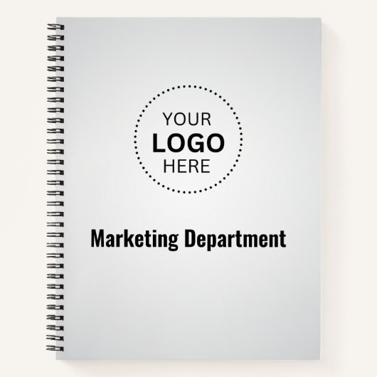 Minimalistisch zakelijk Notitieboek (Voorkant)