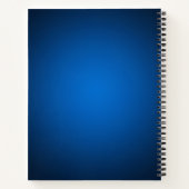 Minimalistisch zakelijk Notitieboek (Achterkant)