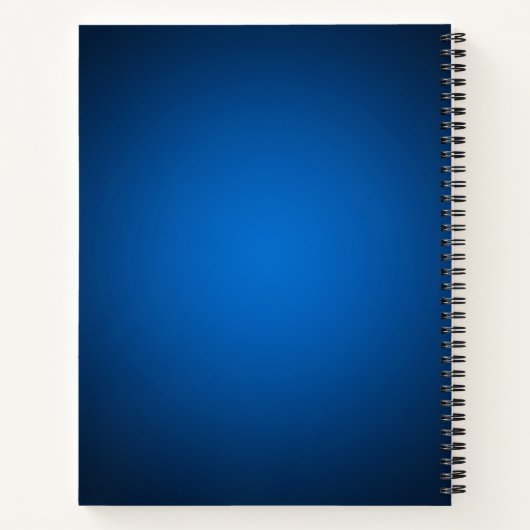 Minimalistisch zakelijk Notitieboek (Achterkant)