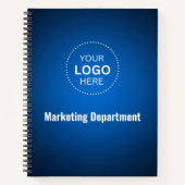 Minimalistisch zakelijk Notitieboek (Voorkant)