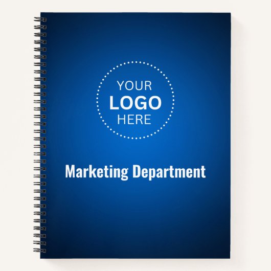 Minimalistisch zakelijk Notitieboek (Voorkant)