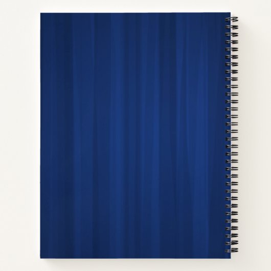 Minimalistisch zakelijk Notitieboek (Achterkant)