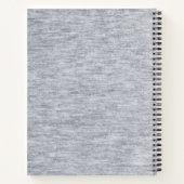 Minimalistisch zakelijk Notitieboek (Achterkant)
