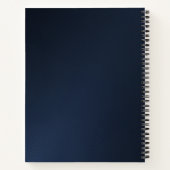 Minimalistisch zakelijk Notitieboek (Achterkant)