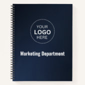 Minimalistisch zakelijk Notitieboek (Voorkant)