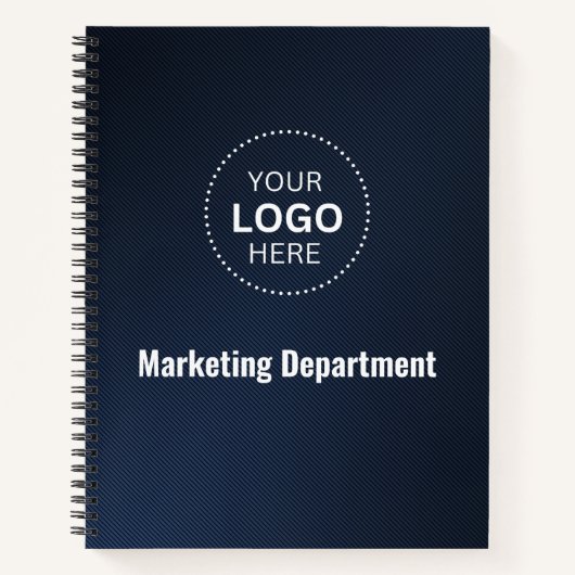 Minimalistisch zakelijk Notitieboek (Voorkant)