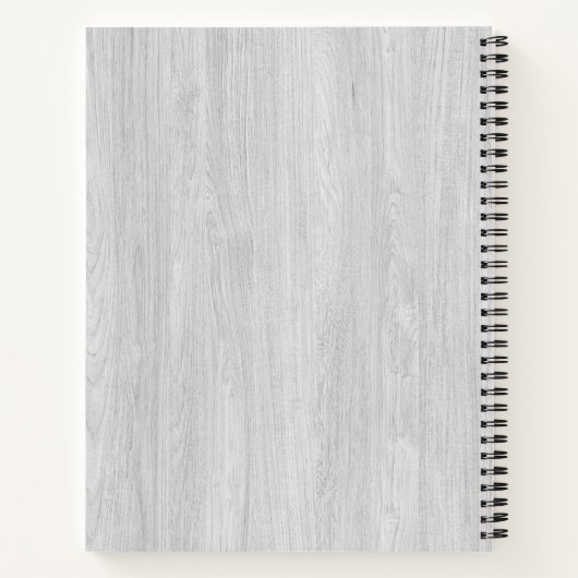 Minimalistisch zakelijk Notitieboek (Achterkant)