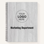 Minimalistisch zakelijk Notitieboek (Voorkant)