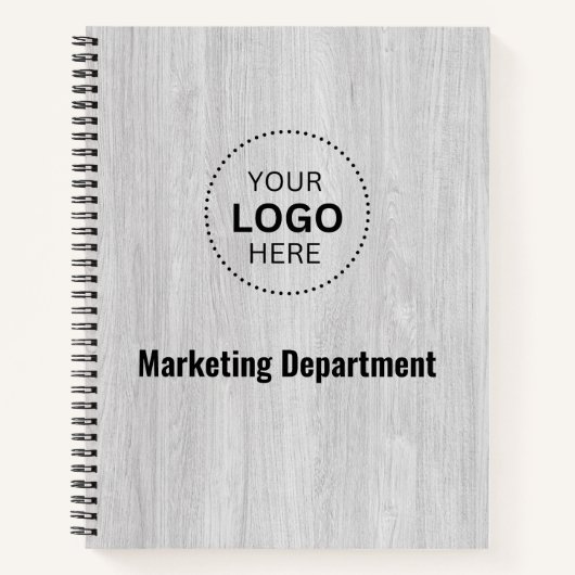 Minimalistisch zakelijk Notitieboek (Voorkant)