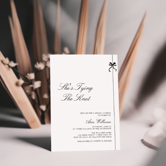 Minimalistisch Ze is het knopen van de knoop boog Kaart