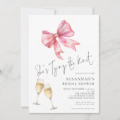 Minimalistisch Ze is het knopen van het Vrijgezell Kaart (Voorkant)