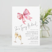 Minimalistisch Ze is het knopen van het Vrijgezell Kaart (Staand voorkant)