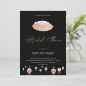 minimalistisch Zeeen shell-Vrijgezellenfeest Kaart (Staand voorkant)