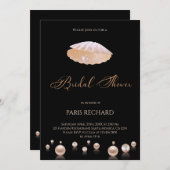 minimalistisch Zeeen shell-Vrijgezellenfeest Kaart (Voorkant / Achterkant)