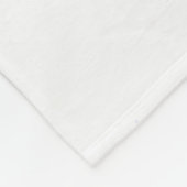 Minimalistisch zeer peri-pijnboomsilhouet       fleece deken (Hoek)