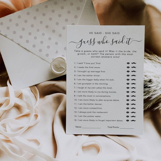 Minimalistisch zei hij dat ze Vrijgezellenfeest ga Kaart