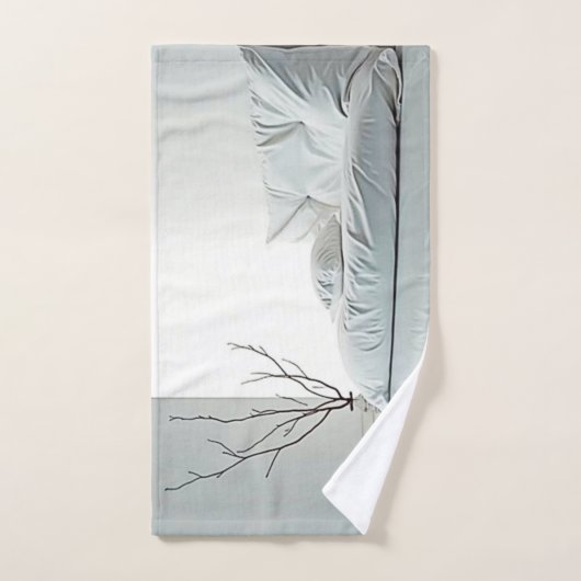 Minimalistisch Zen-interieurontwerp Bad Handdoek (Handdoek)