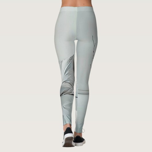 Minimalistisch Zen-interieurontwerp Leggings (Achterkant)